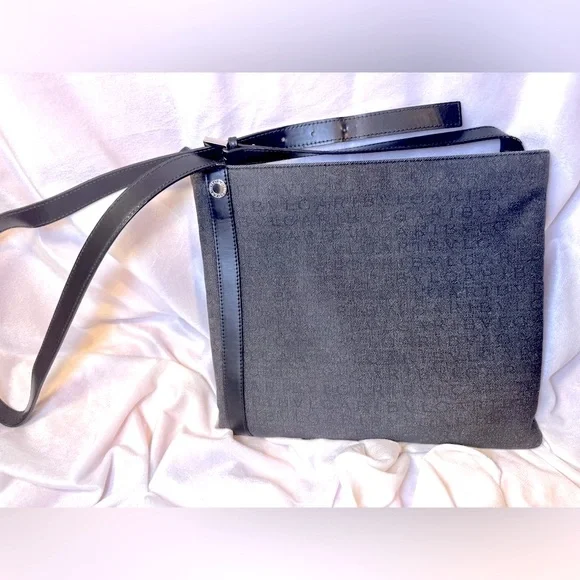 BVLGARI Monogram Canvas Crossbody Bag Rare Vintage 2000s Pristine AUTHENTIC - Picture 13 of 14